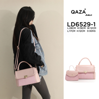 Sac à main élégant QAZA 2-en-1 en cuir PU de luxe pour femme, avec poignée supérieure et mini pochette, convertible en sac bandoulière
