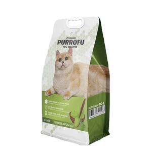 Litière en tofu pour chats âgés, sans poussière, faible dispersion, facile pour les pattes - Product Image 1