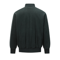 Blouson Bomber en Velours Côtelé Coupe-Vent et Résistant à l'Usure, Personnalisé en Usine (OEM/ODM), Vêtement de Travail Décontracté, Vêtement d'Extérieur Quotidien Ample pour le Streetwear