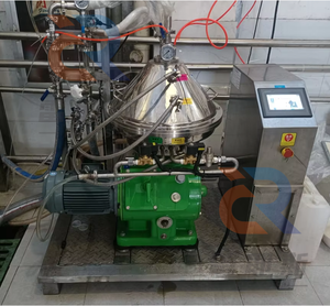Centrifugeuse à disque pour l'<span class=keywords><strong>extraction</strong></span> d'huile de suif de bœuf à prix compétitif avec moteur et composants essentiels de pompe - Product Image 2