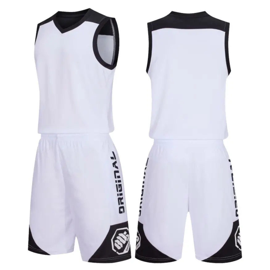 Maglie da basket economiche personalizzate all'ingrosso abbigliamento da basket traspirante 100% poliestere camicie da basket uniformi per uomo