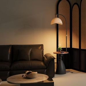 Hiện đại sáng tạo đèn sàn phòng ngủ đầu giường Tích hợp kệ phòng khách sofa Bàn cà phê Pháp trang trí đứng ánh sáng - Product Image 4