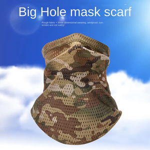 Masque de protection solaire en maille pour l'été, unisexe, protection UV intégrale, manchon de cou, pêche, cyclisme, séchage rapide, polyester, pare-soleil - Product Image 2