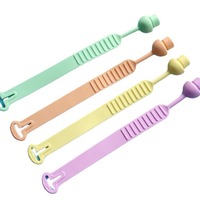 Lève-couvercle de toilette en silicone, poignée pratique et mignonne pour ouvrir le couvercle, hygiénique et anti-salissure