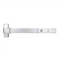 Dispositif de sortie vertical en acier inoxydable 304 peint ignifuge, 650 mm/800 mm/1000 mm, personnalisé pour porte à double battant