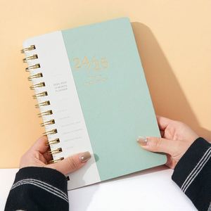 Promotion Promotional Custom Wholesale S Agenda Hardcover Notebooks Spiral Journal <b>Planner</b> A5 Daily Weekly Monthly 80 Sheets - Product Image 2