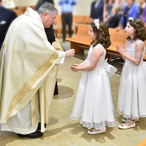 Acrylique réutilisable première Communion gâteau Topper Dessert décoration baptême pour enfants que Dieu bénisse avec <span class=keywords><strong>croix</strong></span> mariage baptême Topper - Product Image 4