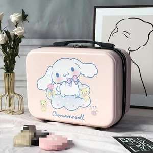 Новый дизайн, симпатичная сумка для макияжа, чемодан с твердым корпусом, дорожная тележка, сумки для багажа, водонепроницаемая косметичка из АБС-пластика - Product Image 4