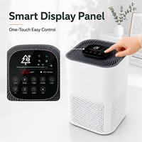 Oferta Especial: Filtro HEPA H11 de Grado 13, Purificador de Aire Doméstico con Iones Negativos, Mini Portátil Inteligente con Control por Aplicación y Pantalla Táctil