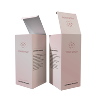 Impresión de Logotipo de Marca, Estampado Personalizado en Lámina Dorada, Juego de Cajas de Papel para Empaque de Cosméticos y Productos para el Cuidado de la Piel