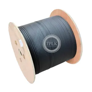 Factory FTTH Drop Cable Outdoor 4 6 8 12 24 48 96 2 Core Fiber Optic Cable 1KM Price