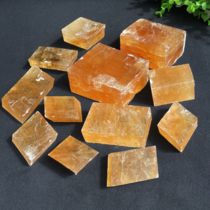 للبيع بالجملة ، لوح الكالسيت الطبيعي الخام ، سبار الأراضي الصفراء الخام - Product Image 2