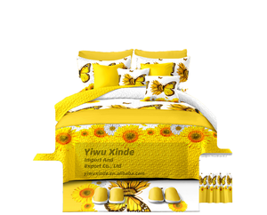 2025 Floral <strong>Bedding</strong> Collection 26 Pieces with <strong>Matching</strong> <strong>Curtains</strong> for Wedding <strong>and</strong> Hotel Use on Sale Online - Product Image 1