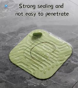 ที่คลุมท่อระบายน้ำฝักบัว <span class=keywords><strong>PVC</strong></span> สำหรับโรงแรมห้องน้ำและห้องครัวที่ดักเส้นผมและกันแมลงแผ่นกรองระงับกลิ่นกายในบ้าน - Product Image 5