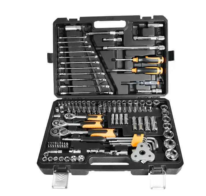 GSFIXTOP Tool Kit Toolbox Case Wrench Spanners Car Repair Mechanics Home Tool Kit Hand Tools Set