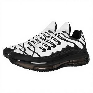 <b>Red</b>/Black Casual Running <b>Shoes</b> <b>Men</b> Lightweight Breathable Mesh Lining Lace-Up Closure EVA Insole All Seasons Fashion Trend - Product Image 1