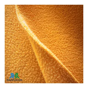 High Quality Polyester Warp Knitted Elastic Double Side Brushed Shake Polar Fleece Austrian Fleece For Home Textile Clothes