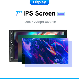 2DIN 7 inch Xe hệ thống đa phương tiện Android xe đài phát thanh <span class=keywords><strong>video</strong></span> âm thanh máy nghe nhạc phổ headunit Carplay Wifi GPS FM RDS Navigation - Product Image 6