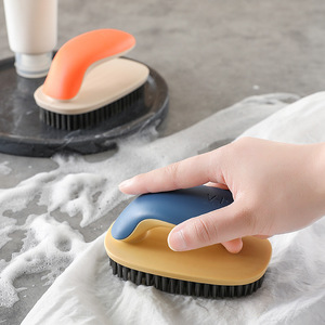 Soft Bristled Shoe Brush Nylon Plastic Filaments Gentle Cleaning Tool For Shoes And Clothes Household Laundry Use - Product Image 1