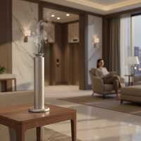 Diffuseur d'arômes d'ambiance sans eau, électrique, intelligent, en métal, USB, 1000 ml, pour grands espaces (1800 m²), idéal pour les halls d'hôtels de luxe commerciaux