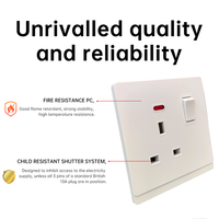 Prise électrique standard européenne 16A, module personnalisable, AC 110~250V, prise murale RJ45 européenne, prise de câble pour ordinateur