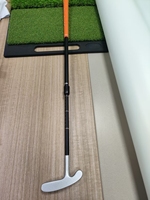 Tongkat Golf Mini Retractable 2-Bagian Dua Arah untuk Anak, Dua Sisi, Dalam Ruangan, untuk Tangan Kiri dan Kanan, Bahan TPE+Paduan Aluminium, 53-90cm