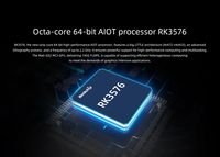 AIBOX RK3588 RK3576 OctaCore 6TOPS Modelo grande Edge Computing 8K 30fps/60fps Codecs de video Linux Edge Computing AIBOX RK3588