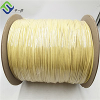 Corde tressée en aramide super résistante aux coupures, 100 % aramide para-aramide pour harnais d'évacuation Weaver