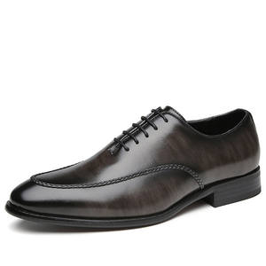 Chaussures de mariage formelles en cuir, style italien classique de luxe pour homme, lacées, fabriquées à la main - Product Image 6