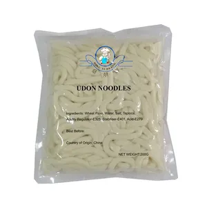 Low Carb Fresh Udon Noodle Halal Japanese Noodles Wholesale Noodles