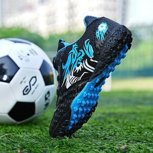 Chaussures de football pour enfants et jeunes, crampons d'entraînement, semelle extérieure en caoutchouc, doublure en mesh, unisexe, tige synthétique, semelle intermédiaire en EVA - Product Image 3