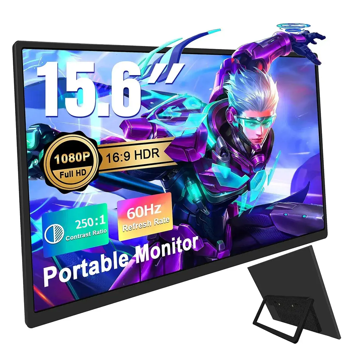 11,6 14 15,6 16 17,3 18,5 monitor de trabalho de jogo Laptop monitor duplo tela de toque estendida 2k 2,5k 4k