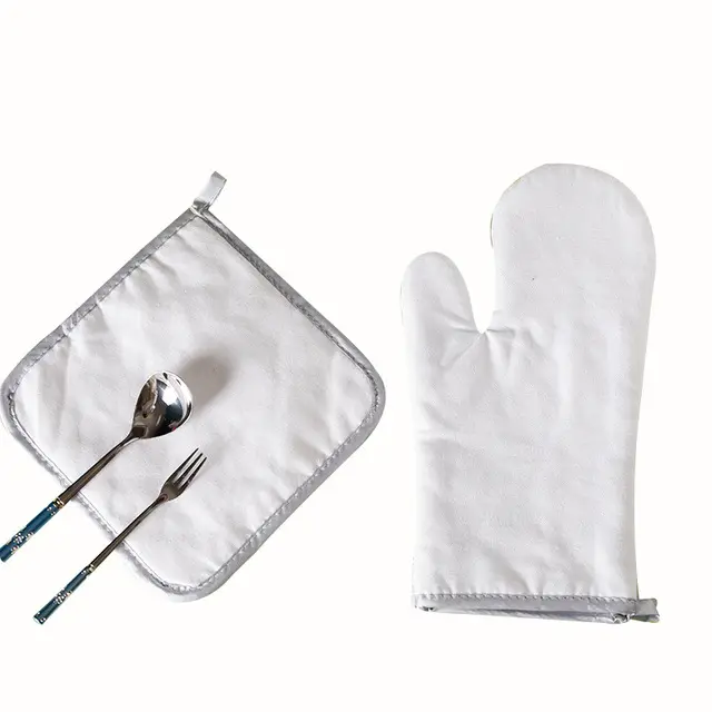 Wholesale Heat Resistance Pot Holders Set Oven Mitt Hot sale sublimation oven and heat insulation pad