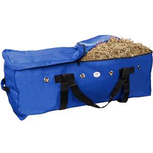 Échantillon gratuit Fournitures pour animaux de compagnie Fournitures pour l'équitation Sac à foin à fermeture éclair Grand rangement Sac à foin pliable Portable Sac de transport pour aliments - Product Image 1