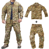 Ensemble de vêtements tactiques camouflage anti-infrarouge Emersongear, veste, pantalon et chemise, uniformes de combat