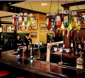 Lampe de restaurant créative rétro américaine Café New Beetle Plafonniers <span class=keywords><strong>Bouteille</strong></span> de vin Bar Lustre Moderne - Product Image 6