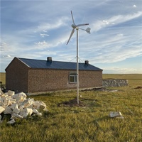 Éolienne horizontale à énergie alternative SK 5000W Générateur de vent en réseau 5KW