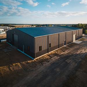 Construction économique en structure légère en acier, entrepôt <span class=keywords><strong>industriel</strong></span> préfabriqué, atelier, bâtiment <span class=keywords><strong>modulaire</strong></span>, usine - Product Image 1
