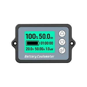 Coulómetro de batería TK15 de precisión profesional, monitor de probador de batería de precisión para bicicleta eléctrica, indicador de nivel de capacidad de batería, 50A, 2 uds.