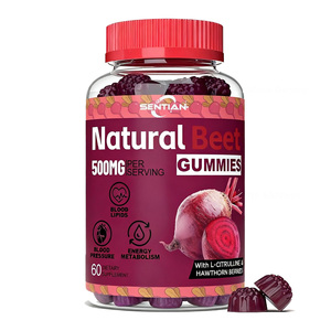 Kalp desteği için nitrik oksit takviyesi 1000mg Vegan pancar kök Gummies - Product Image 1