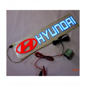 Pegatina para Auto EL de 400x100mm para Sedán y SUV. Altamente visible por la noche. Ser visto significa ser más seguro. Protege tu conducción nocturna - Product Image 3