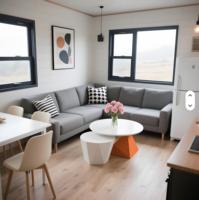 Maison conteneur préfabriquée extensible moderne de 20 pieds ou 30 pieds, maison modulaire personnalisée avec des configurations de 1, 2 ou 3 chambres