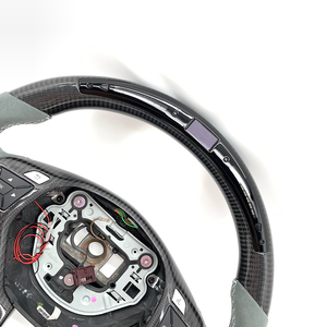 Volante de Fibra de Carbono Personalizado para Mercedes-Benz 2012-15 Clase A W175/E350/C63/W204/E63/Cls63/Slk55 AMG/CLA 2020 - Product Image 4