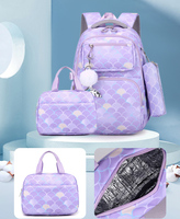 Sac à dos femme 2026 tendance, Mochilas Escolares de haute qualité, ensemble de sacs d'école 3-en-1 grande capacité pour filles et enfants