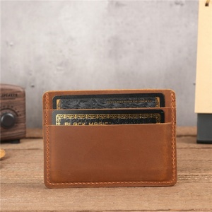 Portefeuille en cuir pour homme personnalisé, minimaliste, avec poche avant, porte-cartes et porte-monnaie, design fin - Product Image 4