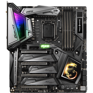 Carte mère d'ordinateur MS1 reconditionnée MEG Z390 GODLIKE 4xDDR4 LGA 1151 compatible avec les processeurs de 9e génération, carte mère pour ordinateur de jeu MEG Z390 - Product Image 3