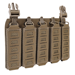 Pochette triple Molle pour chargeurs en nylon 500D, panneau Molle pour chargeurs 5.56, pour gilet tactique - Product Image 1