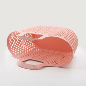 Wholesale <b>Plastic</b> Durable PP Hollow Storage <b>Basket</b> With Handle for Home Use - Product Image 5