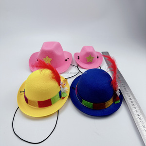Chapeau de costume pour chien HLC <span class=keywords><strong>DIY</strong></span> pour animaux de compagnie, accessoires de fête, pour anniversaire, Halloween, Noël, chapeau pour chien et <span class=keywords><strong>chat</strong></span>, décoration de fête estivale - Product Image 4