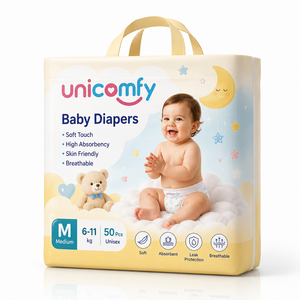 Muestra Gratuita, Pañales Desechables Orgánicos Coreanos al por Mayor, Marca de Pañales para Bebés Recién Nacidos - Product Image 1